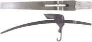 Trigger & Trigger Plate,
for our Isaac Haines, Lancaster County stock,
wax cast steel